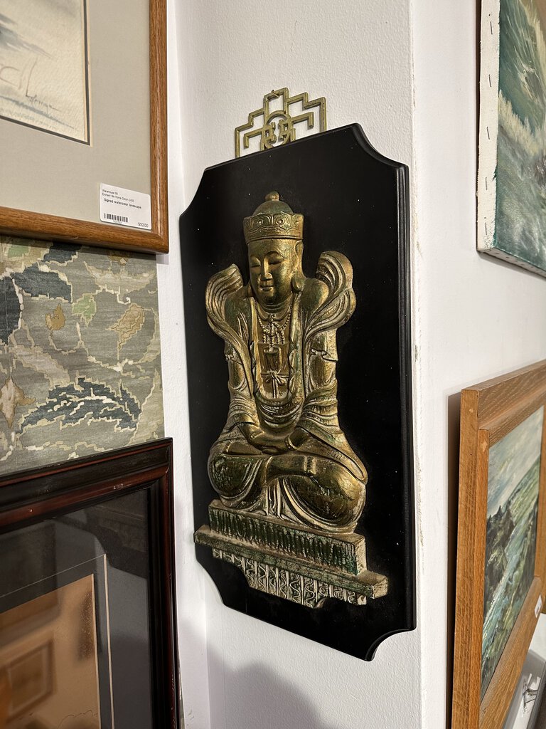 Tuner vintage Buddha plaque