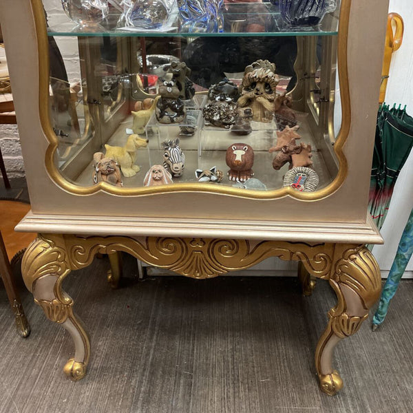 Vint. China Cabinet, 24x70 in In Store Pick Up Only