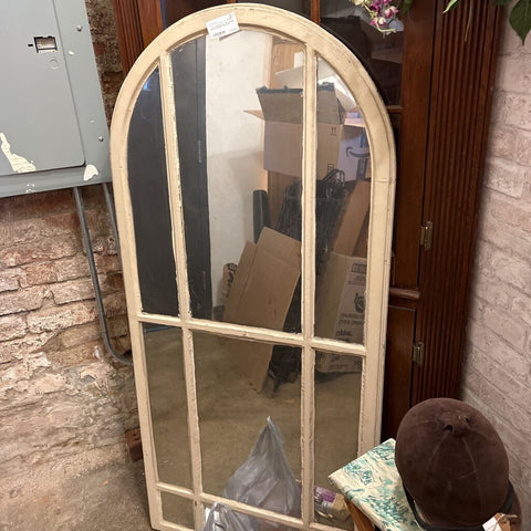 Arched Pane Mirror. 56 x 26