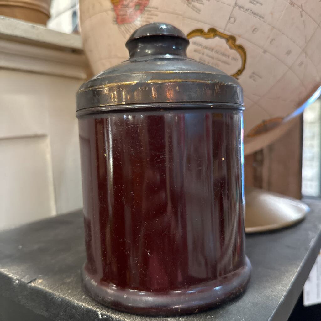 Vintage copper tobacco tin