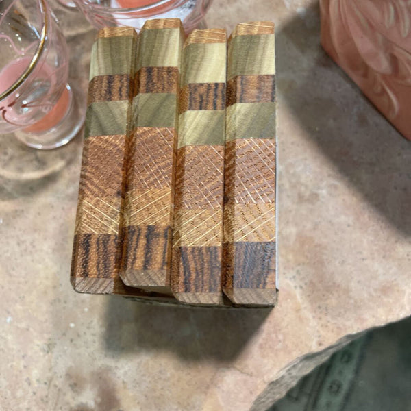 Set of 4 coasters local artisan made