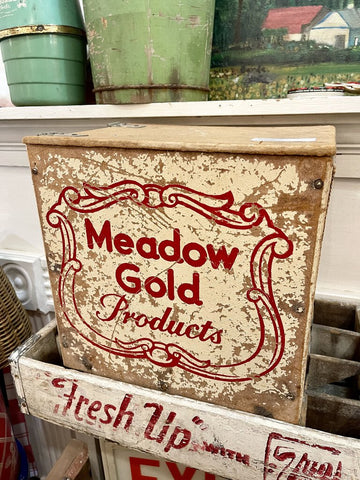 Jens Fresh Vintage ~ Vintage Meadow Gold Milk box
