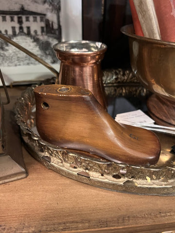 Vintage wood child shoe form