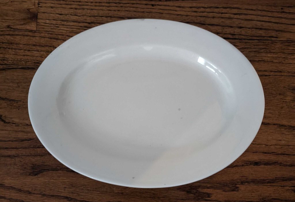 Antique Ironstone Platter 14"