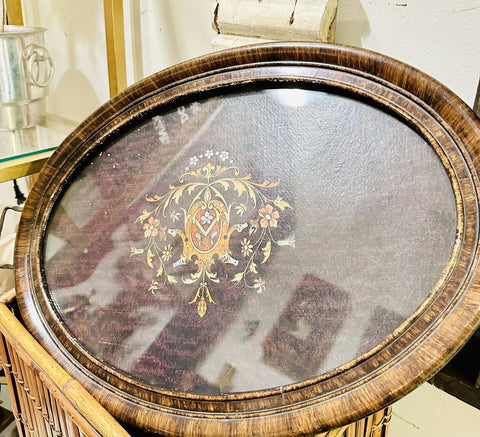 Oval Victorian tray