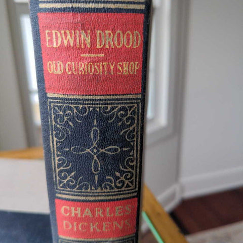 Late 19th Century Edition of Charles Dickens' EDWIN DROOD, OLD CURIOSITY SHOP