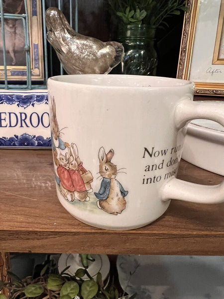 Wedgewood Beatrix Potter bowl and cup set