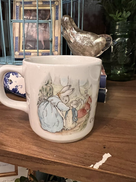 Wedgewood Beatrix Potter bowl and cup set