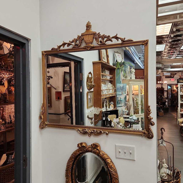 Mirror - Gold Ornate - 40"W x 40-1/2"H (in-store pickup)