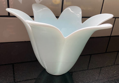 Milk Glass Tulip Bowl W1329