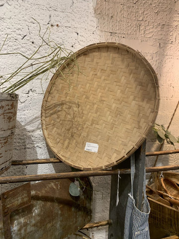 Vintage Woven Wall Basket~ 1.5" d x 20" w