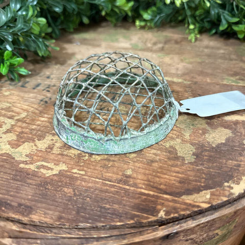 Vintage Wire cage Flower Frog 3-3/4" D